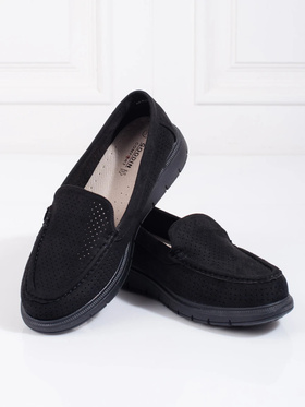 Black Breathable Loafers