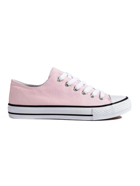 Pink Low-Top Sneakers