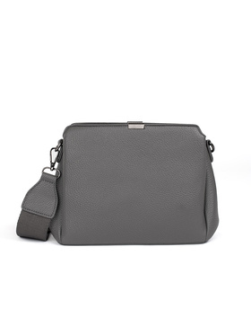 Chic Grey Classic Handbag