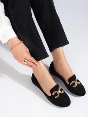 Cozy Black Suede Loafers