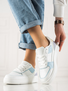 Classic Platform Sneakers in White