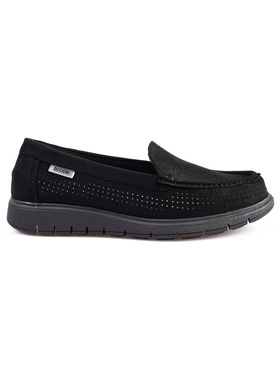 Black Breathable Loafers