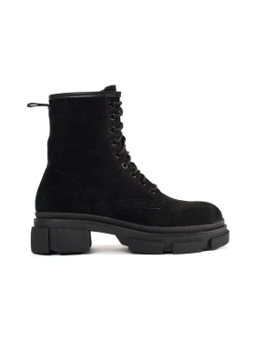 Soft Black Hiking Boots