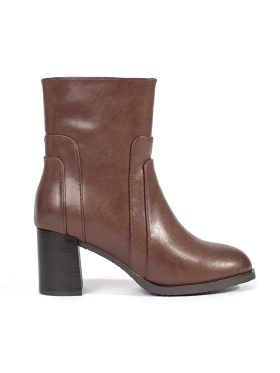 Sergio Leone Brown Leather Ankle Boots