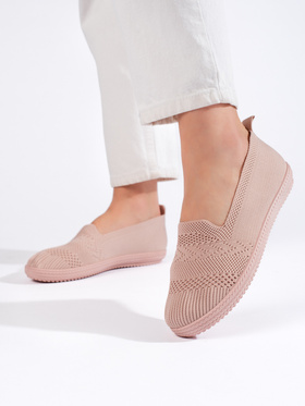 Friendly Pink Slip-On Shoes