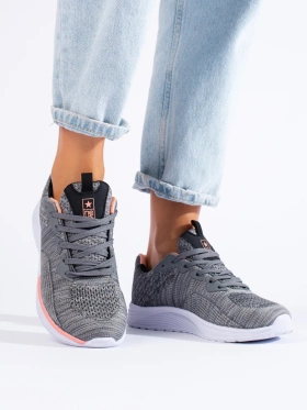 Lace-Up Dark Grey Sneakers