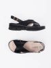 Flat Black Sandals