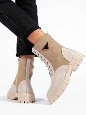 Beige Shelovet Ankle Boots