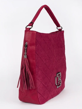 Red Quilted Shoulder Bag