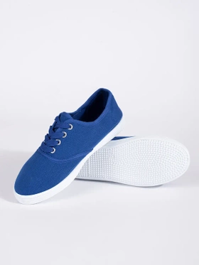 Blue Lace-Up Sneakers for Kids