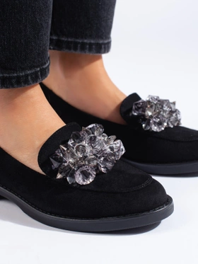 Suede Black Loafers by Potocki