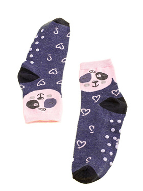 Blue Panda Non-Slip Socks for All