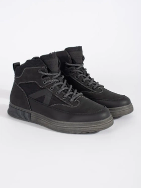 Warm Black Winter High Boots