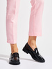 Glossy Black Loafers