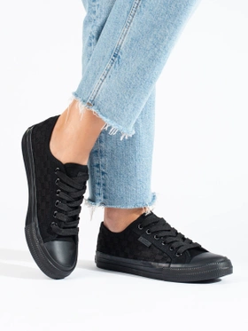 Chic Black Sneakers by BIG STAR LL274072