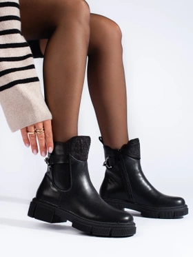 Cozy Black Ankle Boots