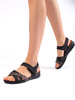 Lightweight Black Platform Sandals