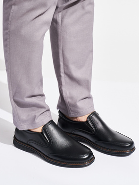 Black Slip-On Loafers