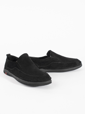 Black Suede Loafers