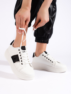 White Sporty Sneakers