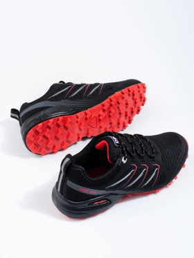 Lace-Up Black Sports Shoes DK