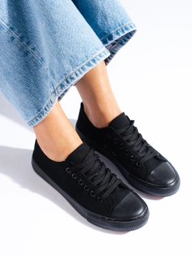 Classic Black Sneakers