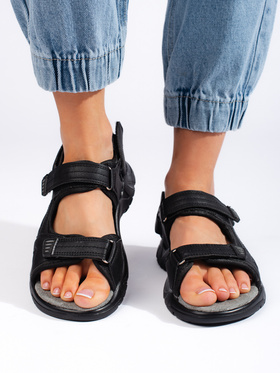 Black Sporty Sandals