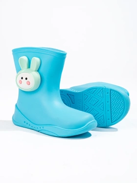 Blue Rain Boots for Young Adventurers