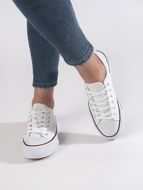 White Platform Sneakers