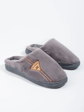 Warm Grey Cozy Slippers