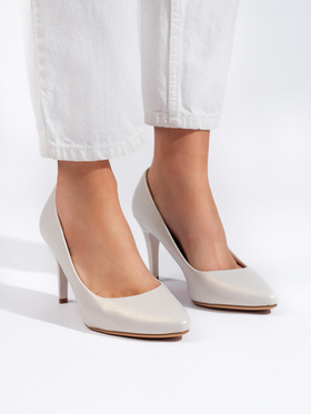 Sergio Leone White Stiletto Heels