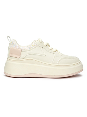 Creamy Platform Sneakers