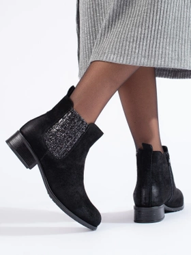 Black Suede Ankle Boots