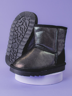 Silver Winter Boots for Girls