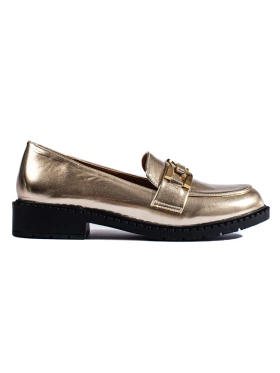 Golden Slip-On Shoes