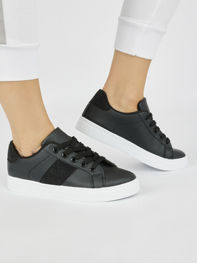 Black Platform Sneakers