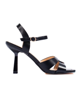 Chic Black Block Heel Sandals