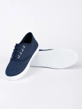 Navy Blue Kids' Sneakers