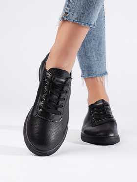 Classic Black Canvas Sneakers