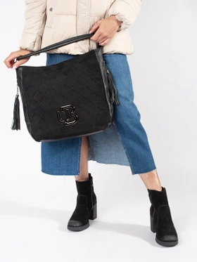 Quilted Black Shoulder Bag