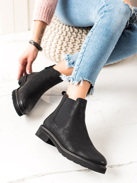 Classic Black Ankle Boots by Sergio Leone