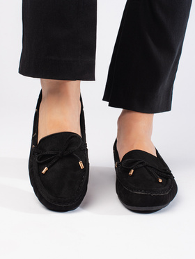 Soft Black Suede Loafers