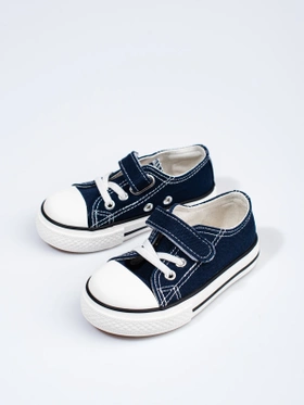 Navy Canvas Sneakers