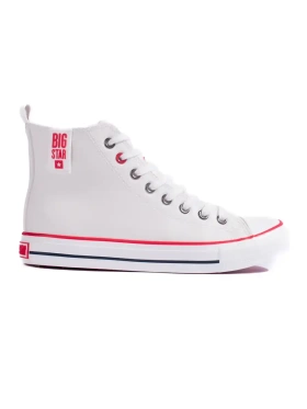 High Top White Sneakers BIG STAR JJ274132