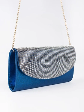 Classic Navy Blue Clutch Bag