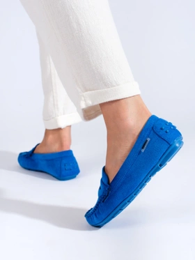 Blue Suede Loafers