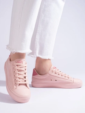 Women's Pink Sneakers BIG STAR LL274095