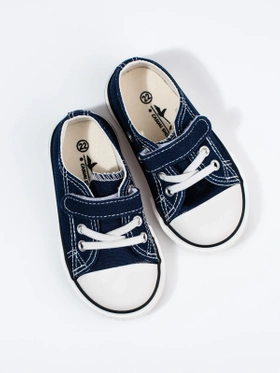 Navy Canvas Sneakers