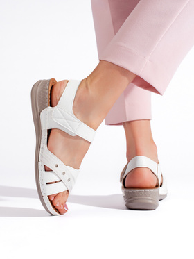 Light White Platform Sandals