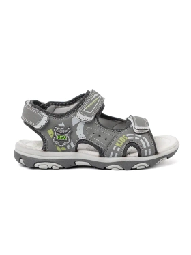 Boys' Velcro Sandals in Grey